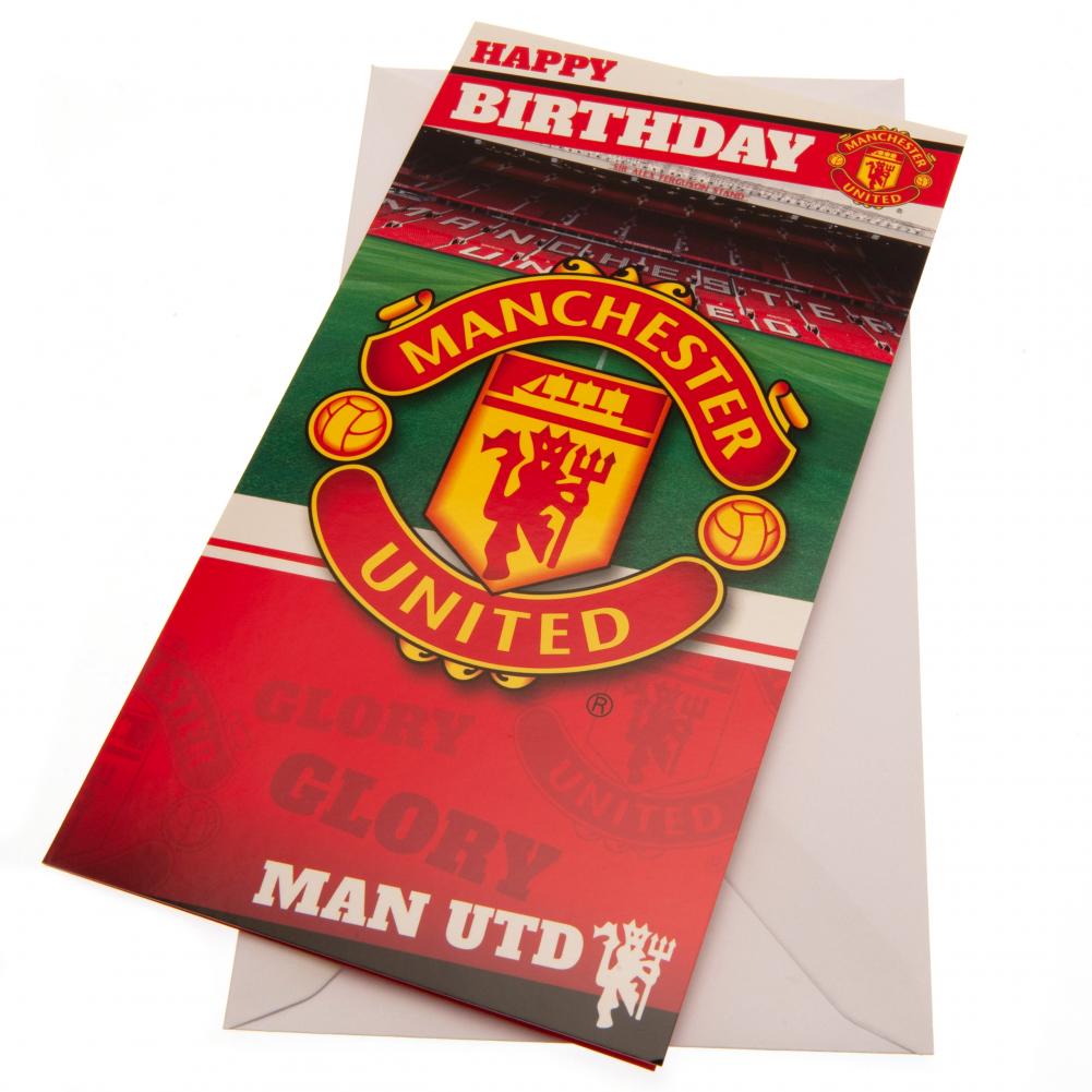 Manchester United FC Stadium Birthday Card | Taylors Merchandise