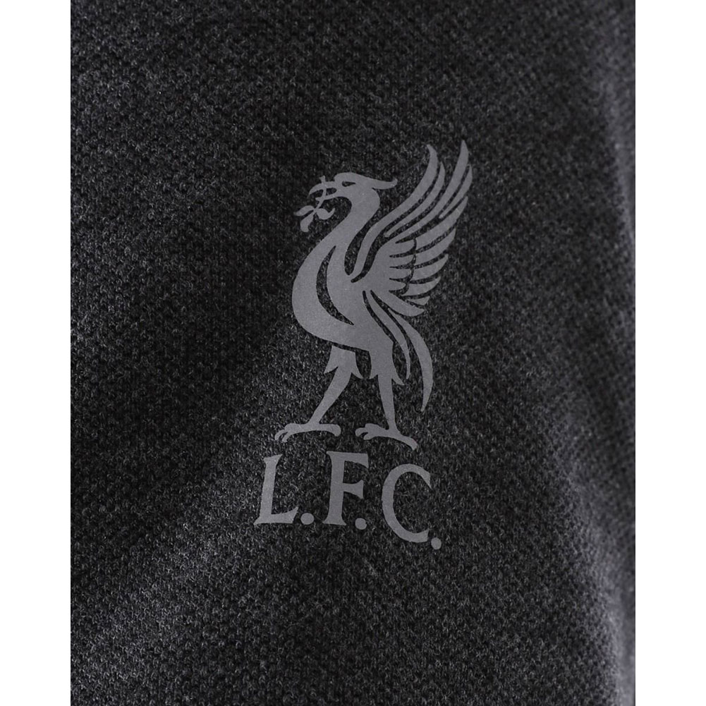 Liverpool FC Neon Panel Polo Mens Charcoal | Taylors Merchandise