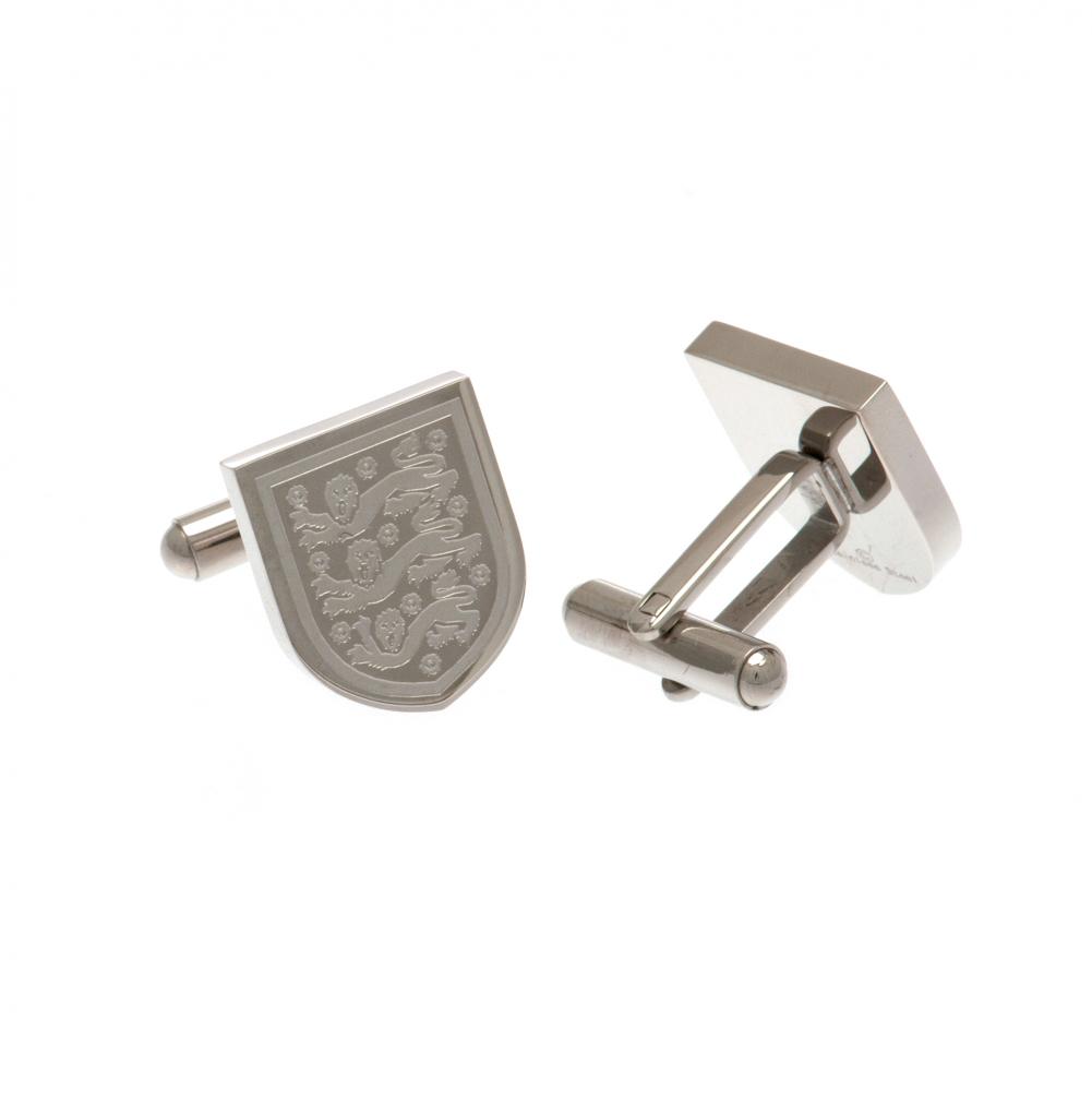 England FA Stainless Steel Formed Cufflinks | Taylors Merchandise