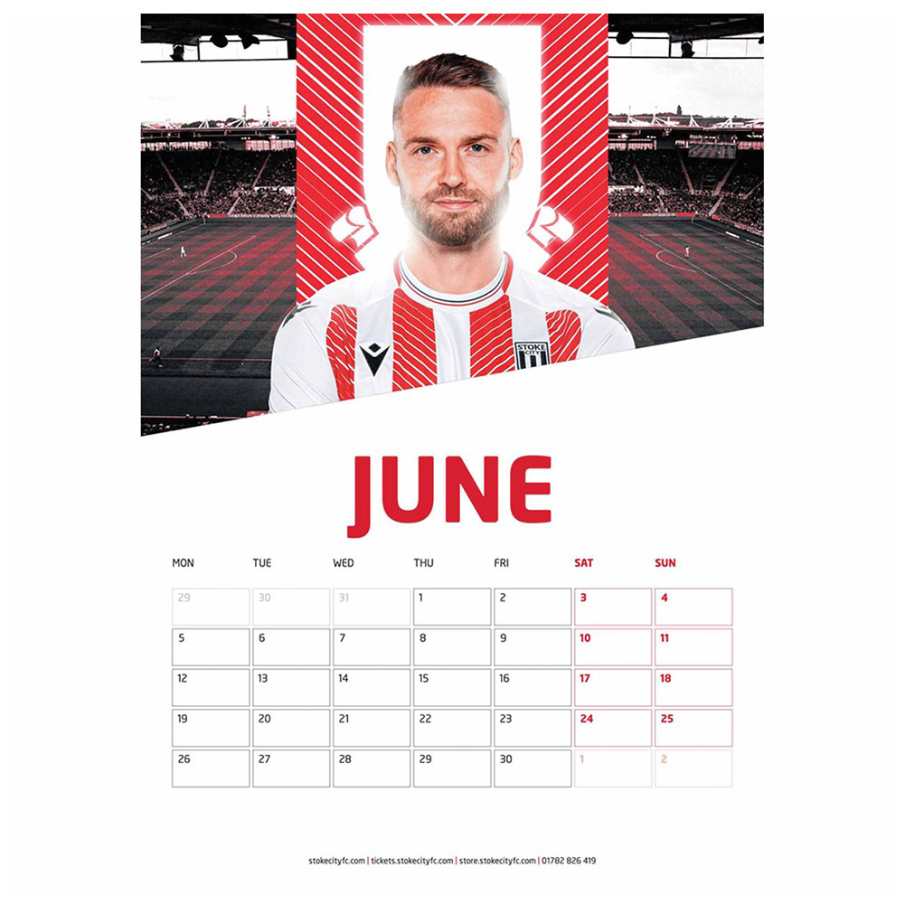Stoke City FC A3 Calendar 2023 | Taylors Merchandise