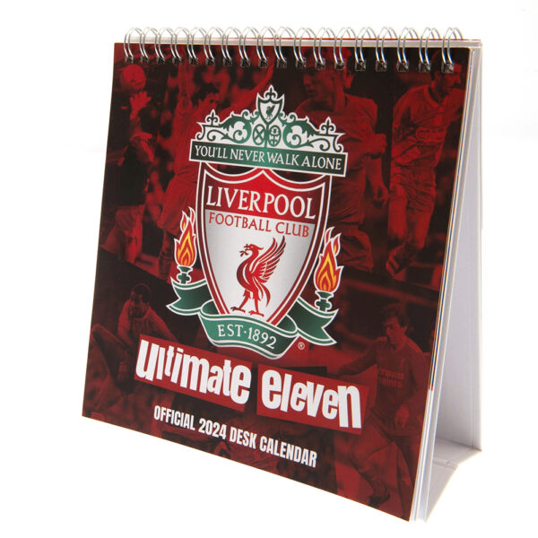 Liverpool FC Desktop Calendar 2024 Taylors Merchandise