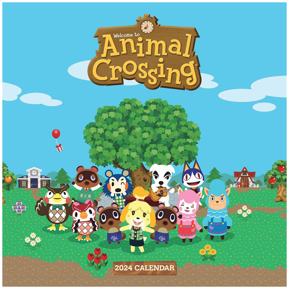 Animal Crossing Square Calendar 2024 Taylors Merchandise